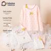 Yingbolun Kids' Pure Cotton Thermal Underwear Set