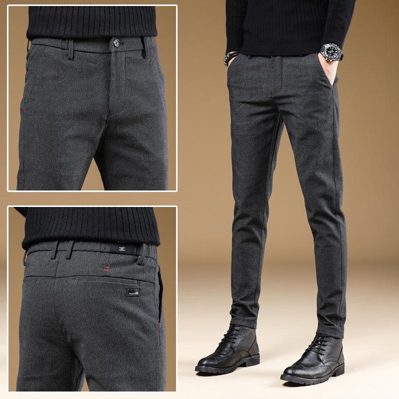 

Простые, универсальные мужские эластичные брюки прямого кроя — модная, легкая и трендовая повседневная одежда для мальчиков и мужчин. 32 (Waist 28in) 140 lbs