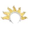Elegante Cerchietto LED a Forma di Fiamma Popolare Ornamento per Capelli per Carnevali Festa e Eventi di Raduno Musicale Acconciature per Vestirsi