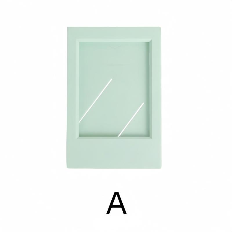 1 Stück geeignet für Mini-Klassik-Hochformat-Fotorahmen, einfacher 3-Zoll-Mini-Farb-Kreativ-Fotorahmenständer