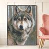 Wolf 5D Diamond Painting Full Round Drill Mosaic Diamond Embroidery Belief in Heart Cross Stitch Kits Home Decor Home Decor