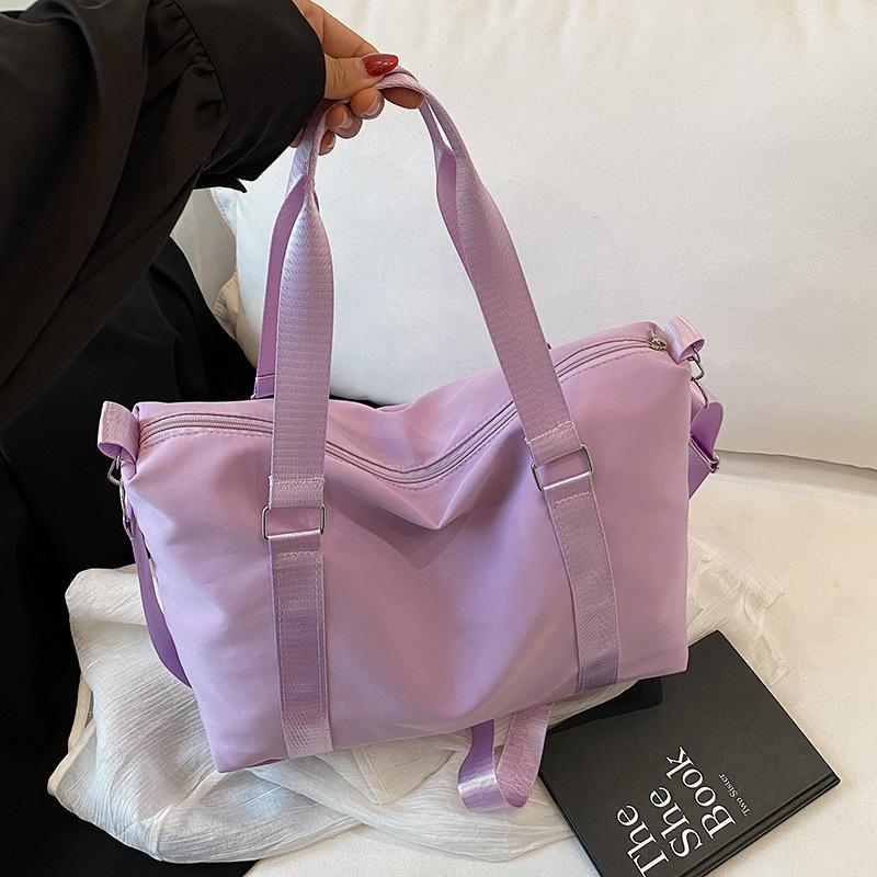 Travel Bag for Men, Hand-held Business Luggage Bag for Women, Fashiable Solid Color Lightweight Travel Luggage Bags
