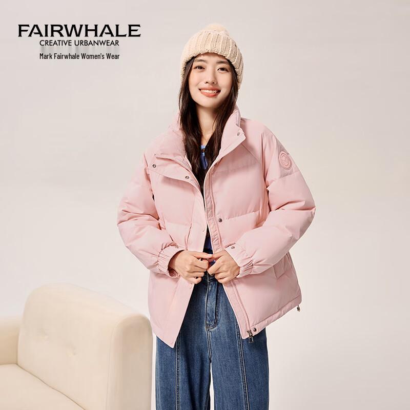 

Mark Fairwhale Women s Winter 2025 Stand Collar Short Puffer Down Jacket M