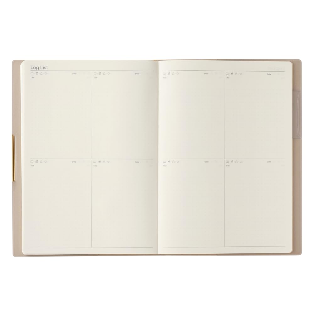 NOLTY April Ecri Plus 9863 Planner, 2026, Start, B6, Weekly, 2, Beige,