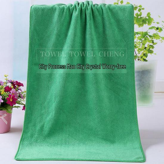 

Плотная, не оставляющая ворсинок, впитывающая чистящая салфетка для стекла, столов и домашних дел 30*60 Extra Thick Towel зелёный