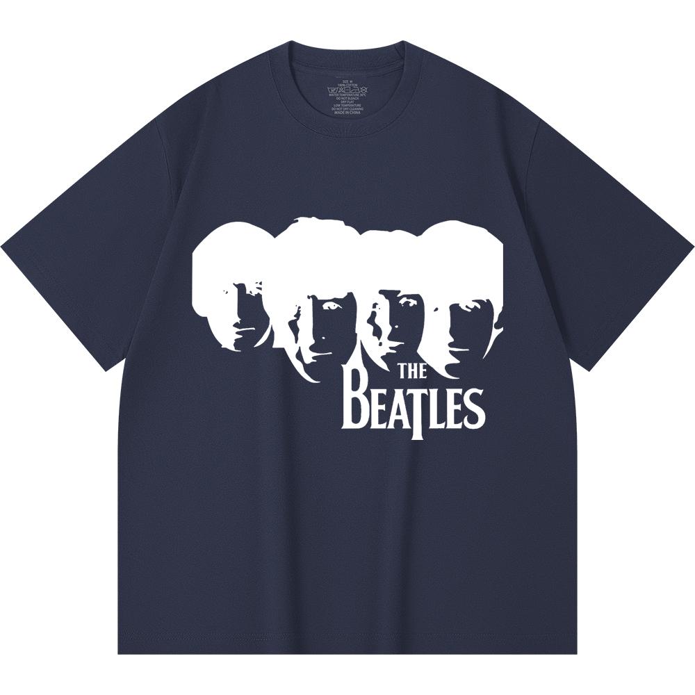 230 Gsm 100% Cotton Heavy Metal T-Shirt Rock Band Popular Music Print Unisex Heavy Cotton T Shirt