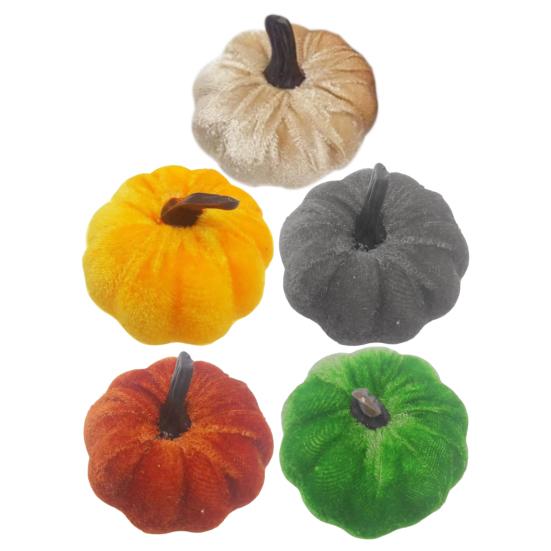 Útil Calabaza Artificial Realista Color Brillante Decorativo