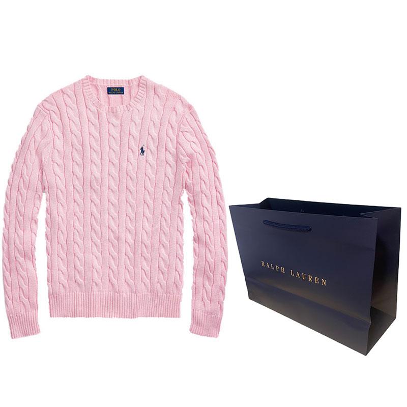 Polo Ralph Lauren cable-knit crew neck sweater MNPOSWE16820684-650