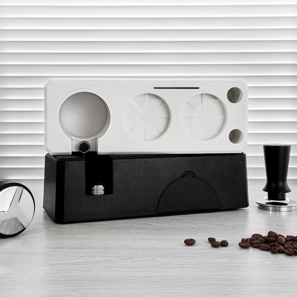 Directly Order Coffee Utensil Storage Seat Three-piece Set Italian Coffee Machine Universal Storage Tamper Base Disbtributor Set