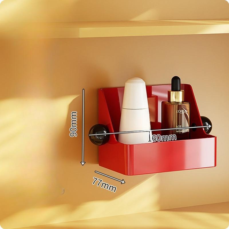 Mirror Cabinet Storage Box - Suitable for Home Use, Wall-mounted, for Bathroom, Desktop Storage, Skincare Products Storage, Storage Rack