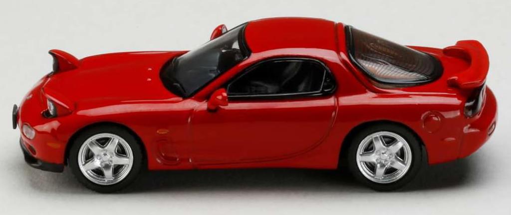 HJ64 Scale Infini TYPE RS Vintage Red Finished Model 1/64 RX-7 (FD3S)