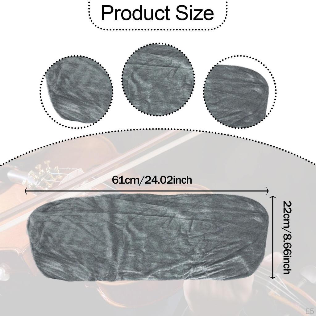 Bezug für Violinen, Kofferbezug, Samtmaterial Instrumentenpflege