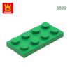 88Pcs/Lot 3020 2x4 Basic Construction Bricks Colorful Traditional Parts Works With featuring Brick DO IT YOURSELF Kids Toy Assembly Gift Idea Box