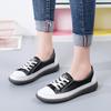 Women's Genuine Leather Sneakers Women Casual Fashionable Sports Shoes Vulcanized Woman Summer Flat Shoe Ladies White 40