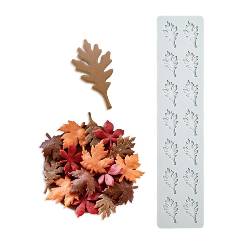 Silicone Chocolate Moulds Leaf Series Fondants Cake Molds Silicone Bakewares Sugar Lace Mats Baking Accessaries