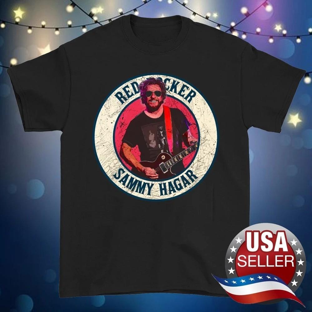 Sammy Hagar logo Black T-shirt S-4XL