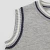 2025 Boys' Cartoon Knitted Sweater Vest - Korean Campus Style for Spring & Autumn