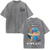 Karol G Viajando Por El Mundo Tropitour  Graphics T Shirt Unisex Women Fashion Cotton Loose Casual Vintage Washed Tshirts Tops
