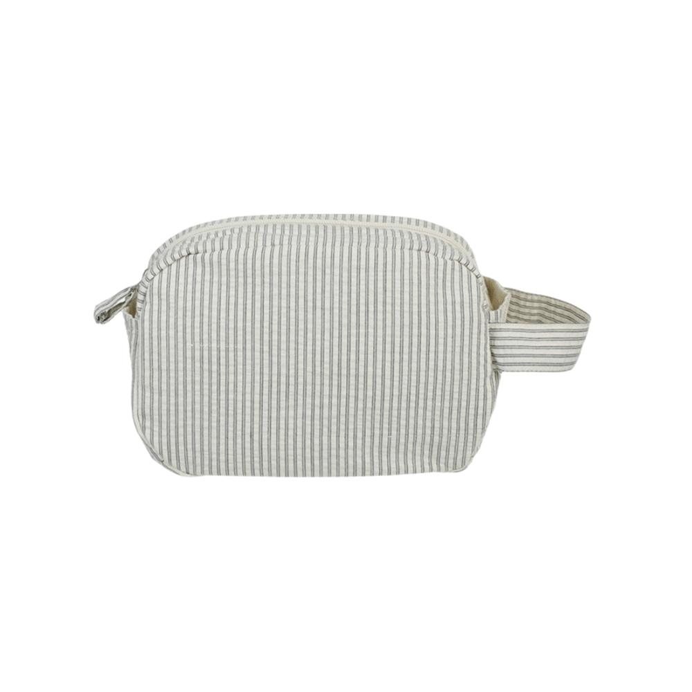 Lightweight Striped Cosmetic Bag Portable Makeup Bag New Storage Bag Daily Use