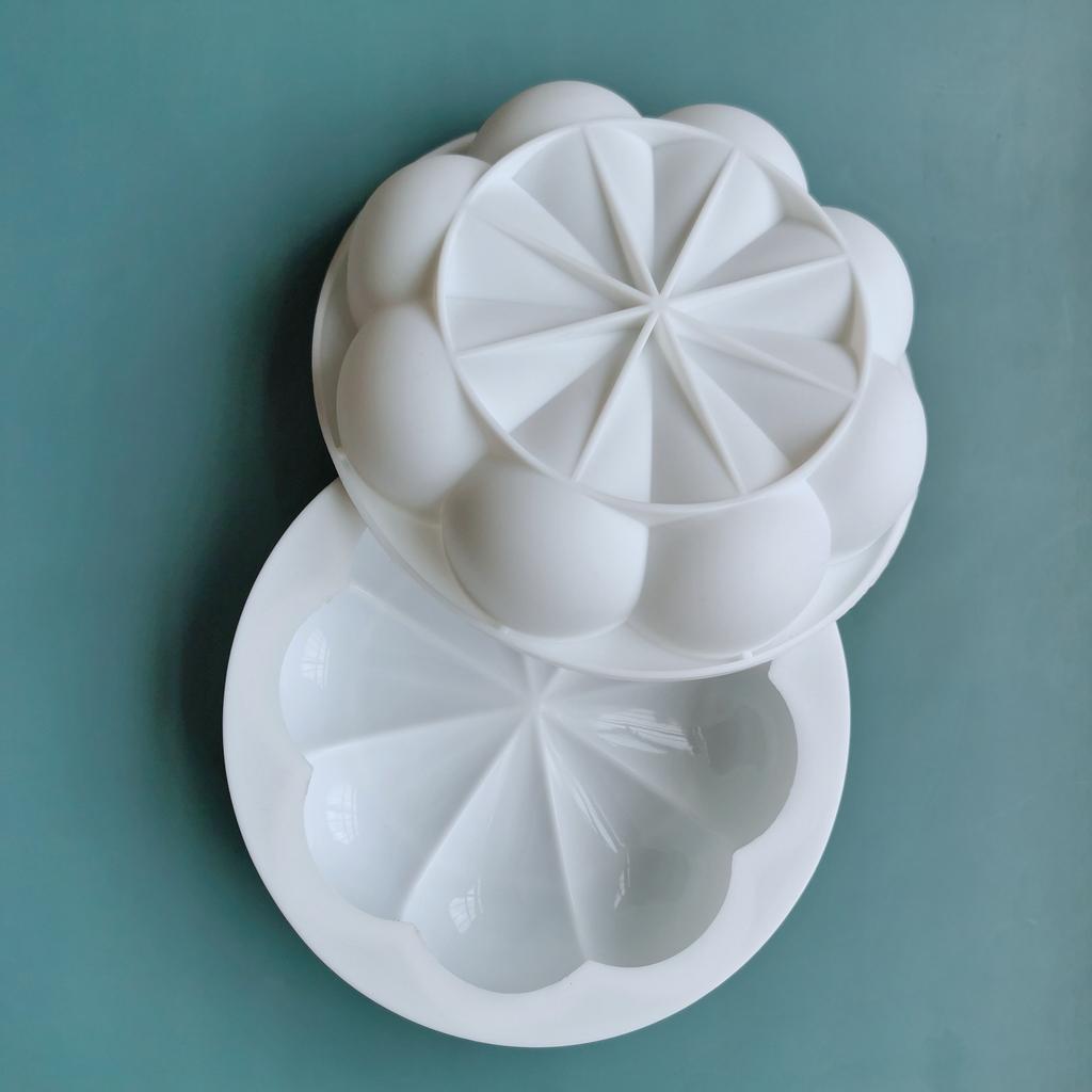 Creme-, Mousseform, Rund, Blütenblatt-Kuchenform, Französische Süße Kuchenform, Blumen-Backformen