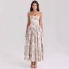 Temperament Elegant Gentle Wind Thin Floral Suspender Dress Fairy