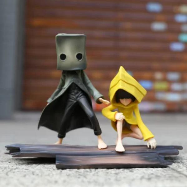 Little Nightmares II Сикс Моно Высокодетализированные Фигурки Игровой Сцены Вдохновленный Модель Игрушка Мультяшное Украшение Мальчик Коллекционный Подарок
