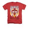 Power Rangers T-shirt Rossa Deco da Adulto Regular Fit Melange Taglia L