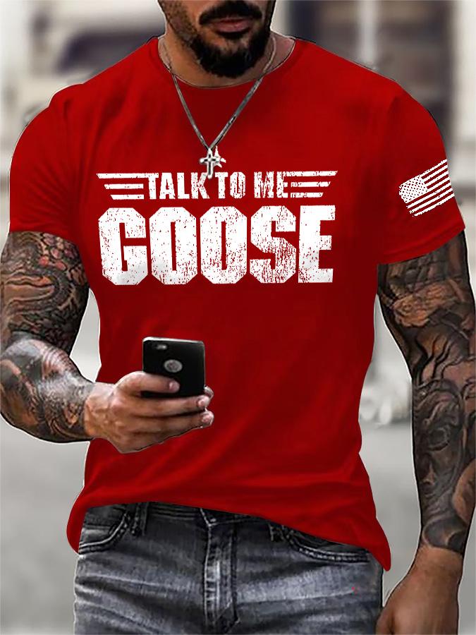 Mens Retro Aviation Quote Graphic Tshirt Casual Crew Neck Tee with American Flag Sleeve Black White Red Green