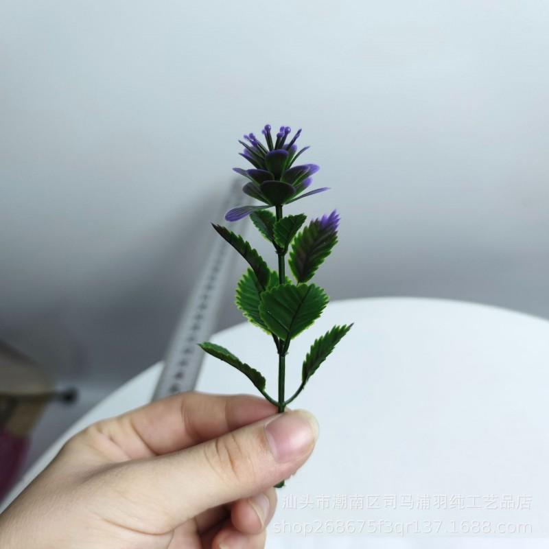 Artificial Plastic Aquatic Plants Decorative Grass Flowers Photography Home Garden Decoration Small Bouquet Set