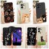 Für Xiaomi 13T Hülle Niedliche Katze Blumenmädchen Weiches Silikon Für Xiaomi Mi13T 13T Handyhülle Für Xiaomi13T Funda Schutzhülle
