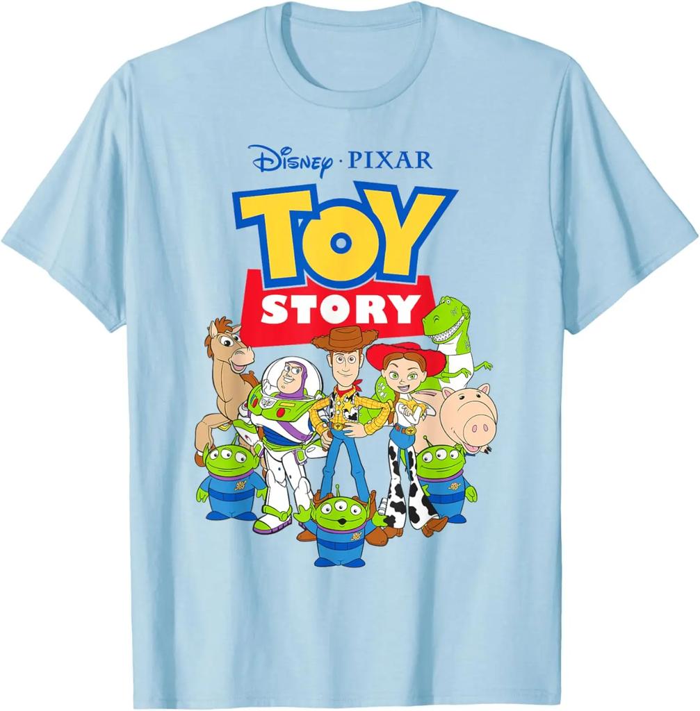 Heiße Mode Lässig Disney Pixar Toy Story Buzz Woody Jessie Grafik T-Shirt T-Shirt S-4XL Vier Jahreszeiten