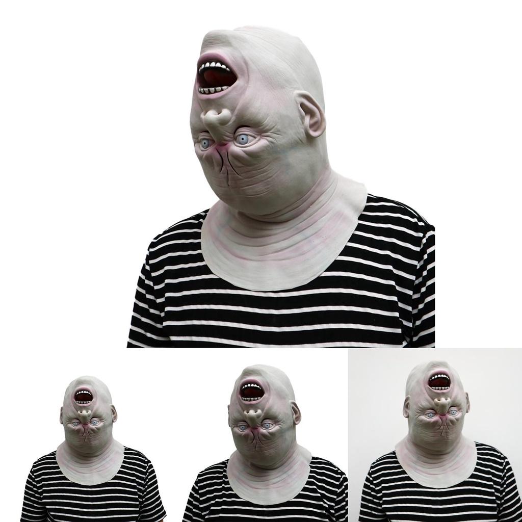 Terrifying Upside Down Full Head Mask For Halloween Parties And Cosplay Events