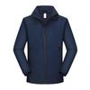 Unisex Windproof Stand Collar Business Jacket - Customizable Logo