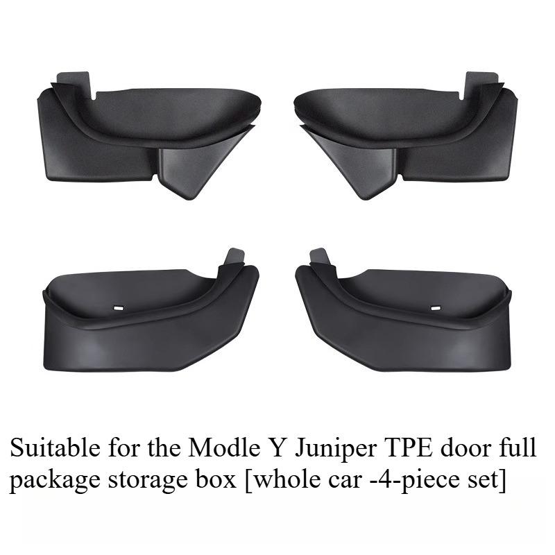 For Tesla Model Y Juniper 2025 Door Pocket Organizer Protective Liner Storage Box ert Mat Car Accessory