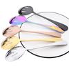 1 Pc Black Stainless Steel Soup Spoon Serving Spoon Colander for Dinner Household Public Dinnerware Salad Kitchen Tableware