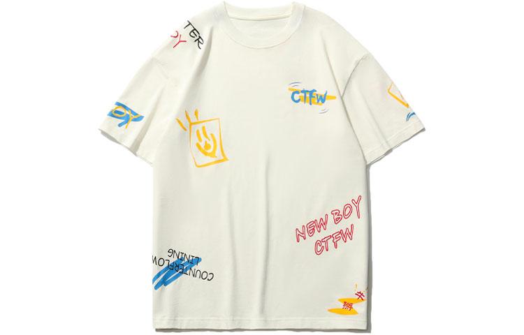Li Ning CF Tracing T Shirt Men s Ivory AHSR679-1 S
