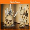 Suport creativ pentru cuțite în formă de craniu pentru decor bucătărie, în stil vintage și cu atmosferă de Halloween
