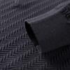 [Sheep Wool&Texture Jacquard] Spring and Autumn New Skin Friendly Breathable Men's Polo Knitted Collar