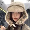 Windproof Lamb Wool Earflap Cap Beanie Cycling Lei Feng Hat Moutaineering Hats Plush Hat  Women/Men