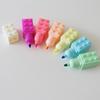 Colorful Animal-Themed Stress Relief Markers: Flexible Decompression Art Supplies for Kids with Sleeves and Fluorescent Planner Pens.