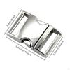 Metal Side Release Buckle Versatile Alloy Strap Fastener Heavy Duty for DIY