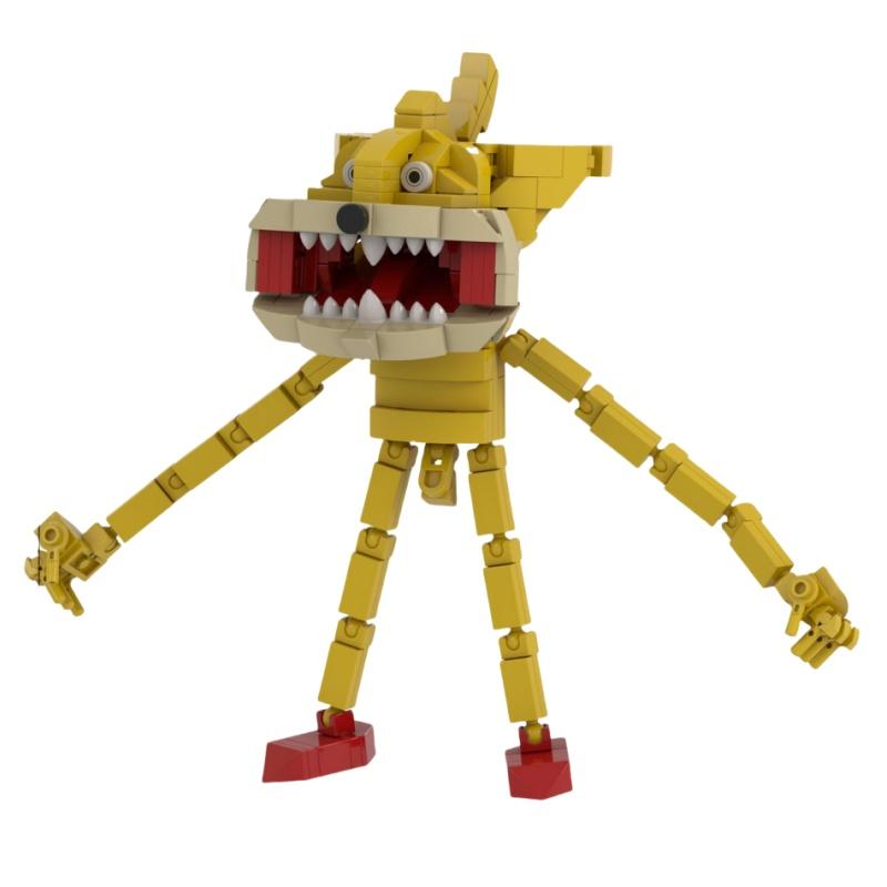 New in Animated Character Sonices Model Building Blocks Horror Sinful Hedgehog Action Figure Assembling Bricks Toy Birthday Gift