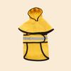 Large Dog Waterproof Raincoat Adjustable Lightweight Pet Rain Jacket Poncho Hoodie with Reflective Strips