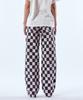 Pillogeulaem Queen Chess Pigment Wide Pants (Purple)
