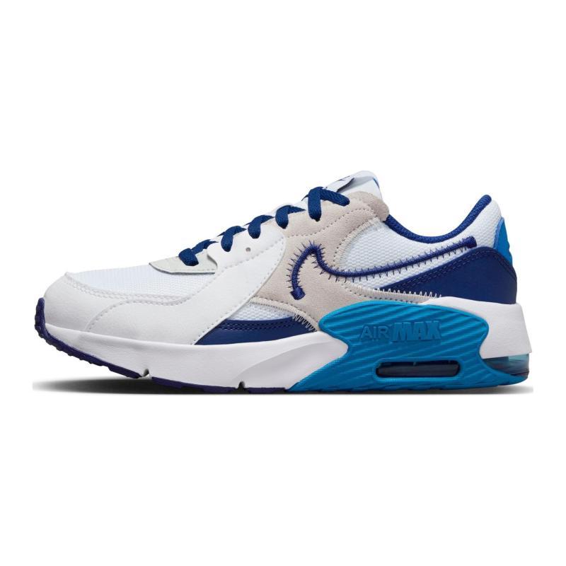 

Nike Air Max Excee GS White Deep Royal Blue Sneakers FB3058-100 37.5