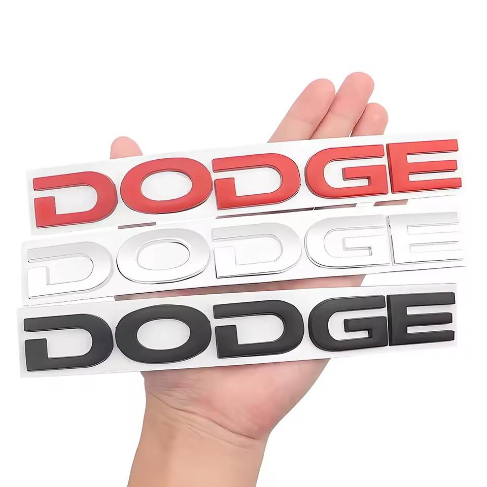 1PC Alloy Spliting Letter Rear Tail Emblem Cover Sticker for Dodge Durango Journey Charger Jcuv Caliber Challenger Nitro Caravan CC8
