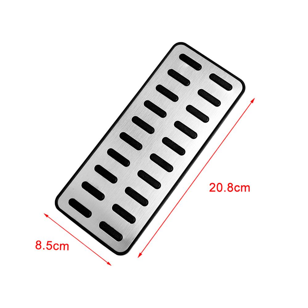 Stainless Car Footrest Pedal Cover For Hyundai Ix25 Ix35 Tucson Creta Elantra I30 For Kia K2 Rio Soul KX3 K5 Optima JF Ceed Jd