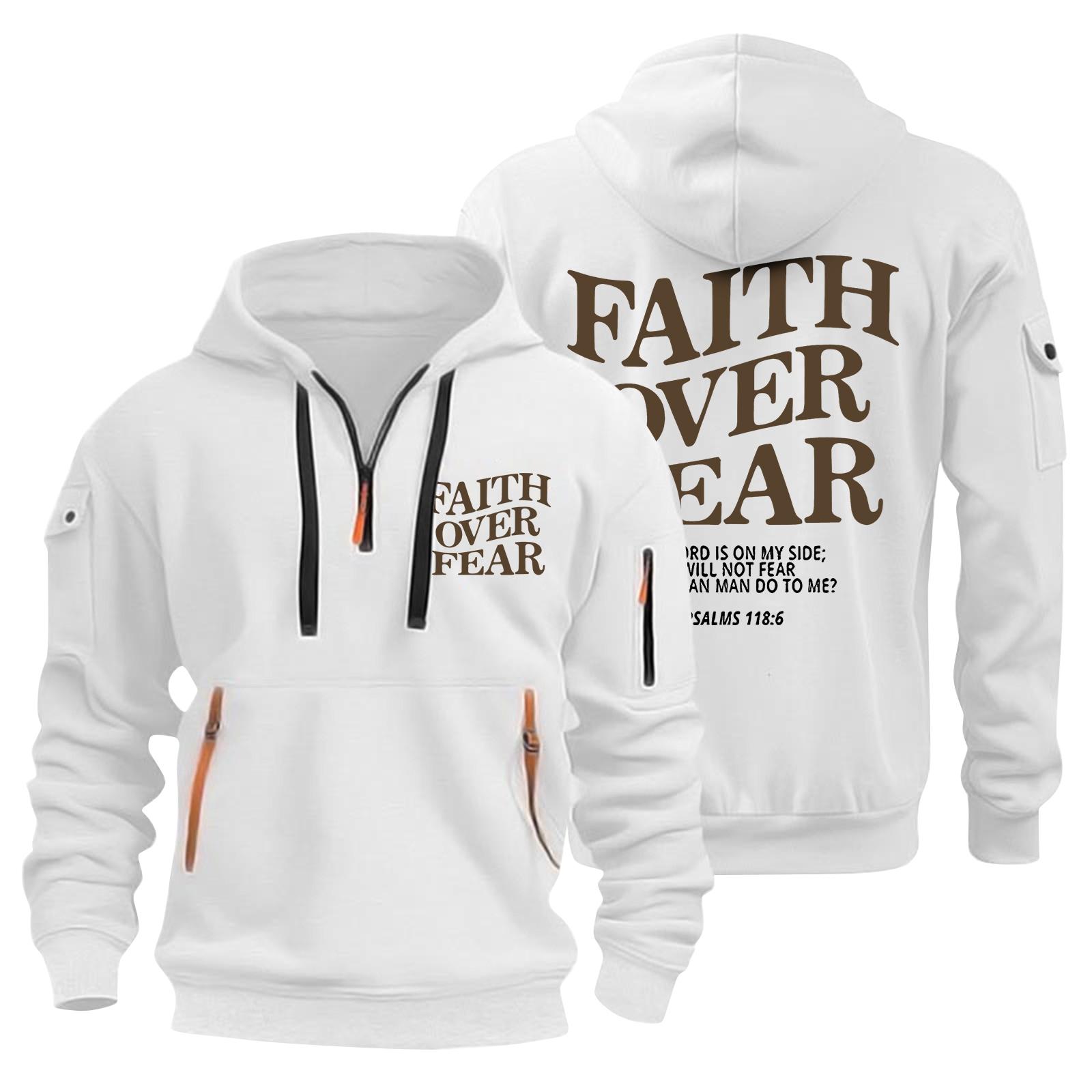 

Мужская однотонная толстовка с капюшоном на молнии до середины груди, мужская спортивная повседневная толстовка большого размера XL белый