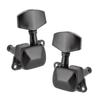 6pcs Gear Ratio 1:15 Semi Closed Electric Acoustic Guitar Tuning Pegs Tuner Machine Heads Tuning Keys 3L3R Guitar