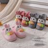 Winter Rabbit Slippers Kids Girls Boys Home Shoes Baby Fur Slides Cotton Indoor Warm Fluffy House Children Unicorn Slipper